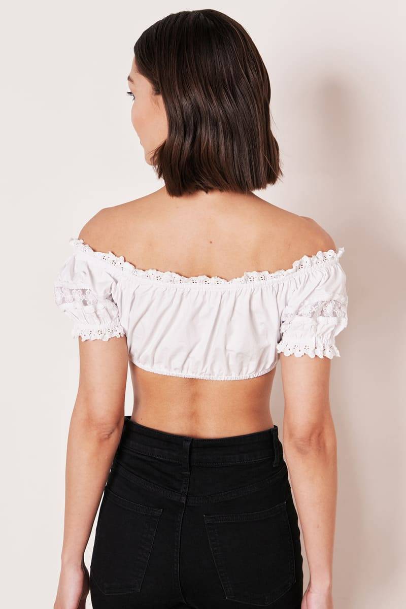 Krüger Madl Dirndlbluse Schneeblume Bis zu 55% Rabatt