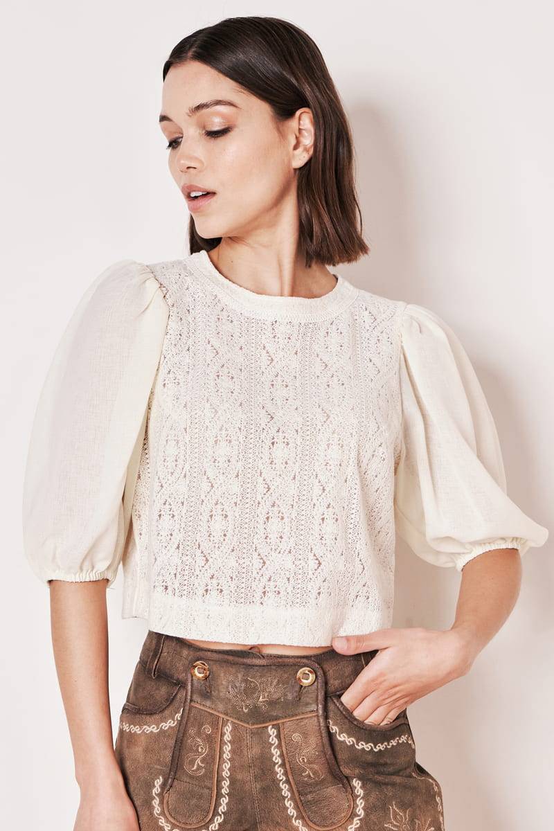 Krüger Madl Trachtenbluse Angelica 50% Rabatt für begrenzte Zeit