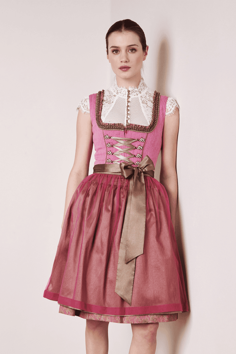 Krüger Madl Dirndl Fuchsia (60cm) Super Rabatt
