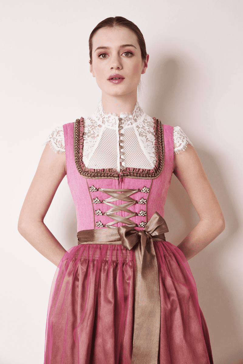 Krüger Madl Dirndl Fuchsia (60cm) Super Rabatt