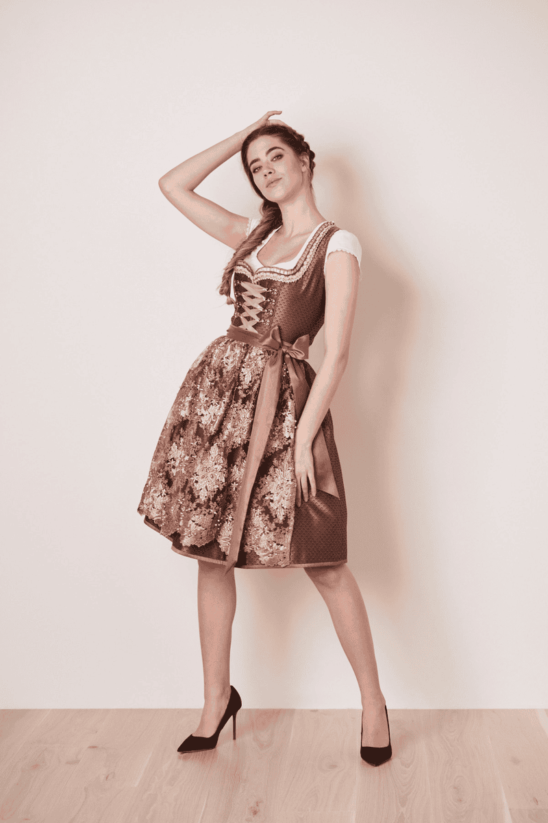 Krüger Madl Dirndl Melena (60cm) 50% Rabatt mit kostenlosem Versand