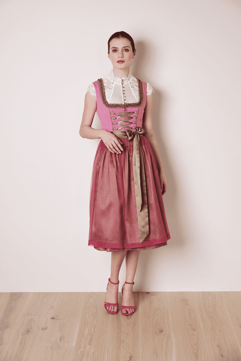 Krüger Madl Dirndl Fuchsia (70cm) Fabrikpreis
