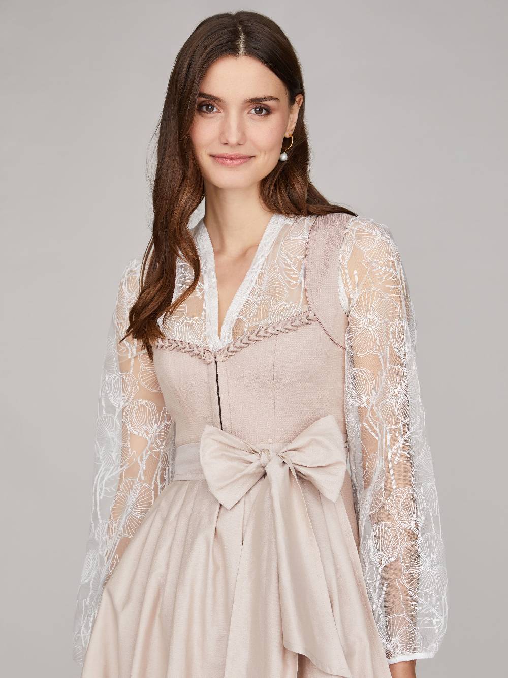 Limberry Weiße Spitzenbluse - LUNA BRIDAL FLOWER Preisnachlass