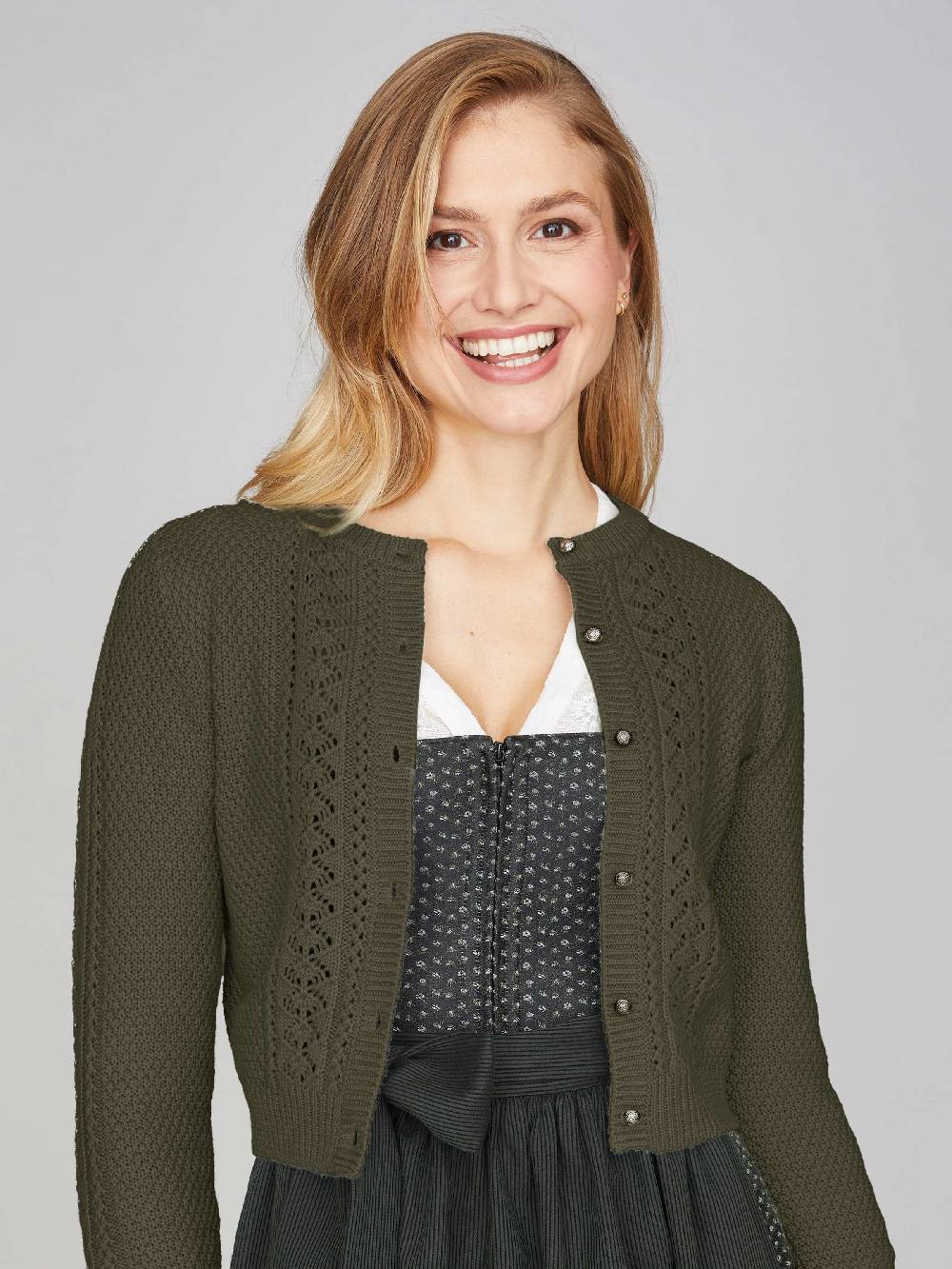 Limberry Olivgrüne Strickjacke - EVI Black Friday Preise