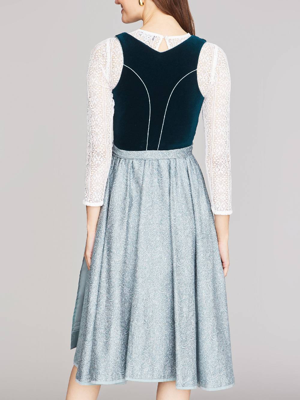 Limberry Mintfarbenes Dirndl mit Samt-Mieder - MIMI Verkauf