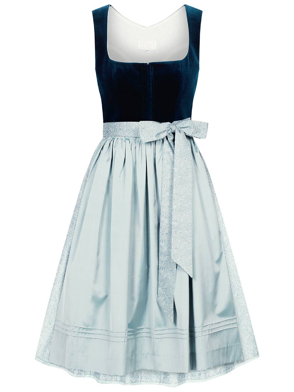 Limberry Mintfarbenes Dirndl mit Samt-Mieder - MIMI Verkauf