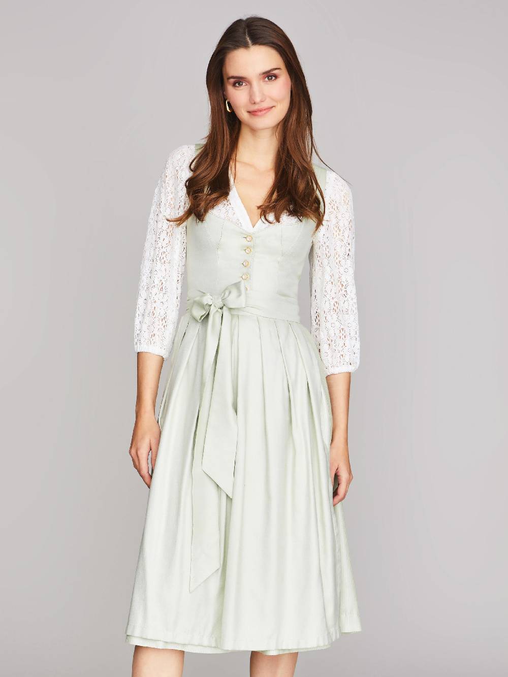 Limberry Salbeigrünes Dirndl im Monochrome-Look - LUNA SALBEI Nur noch ein Tag übrig