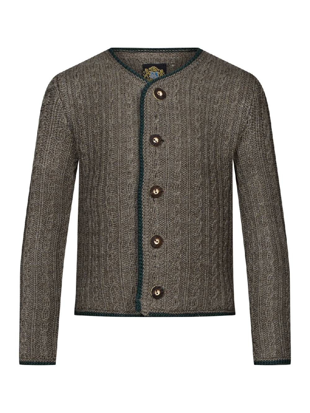 Limberry Kinder Strickjacke aus hellbrauner Schurwolle - STEYR BRAUN Exklusivangebot