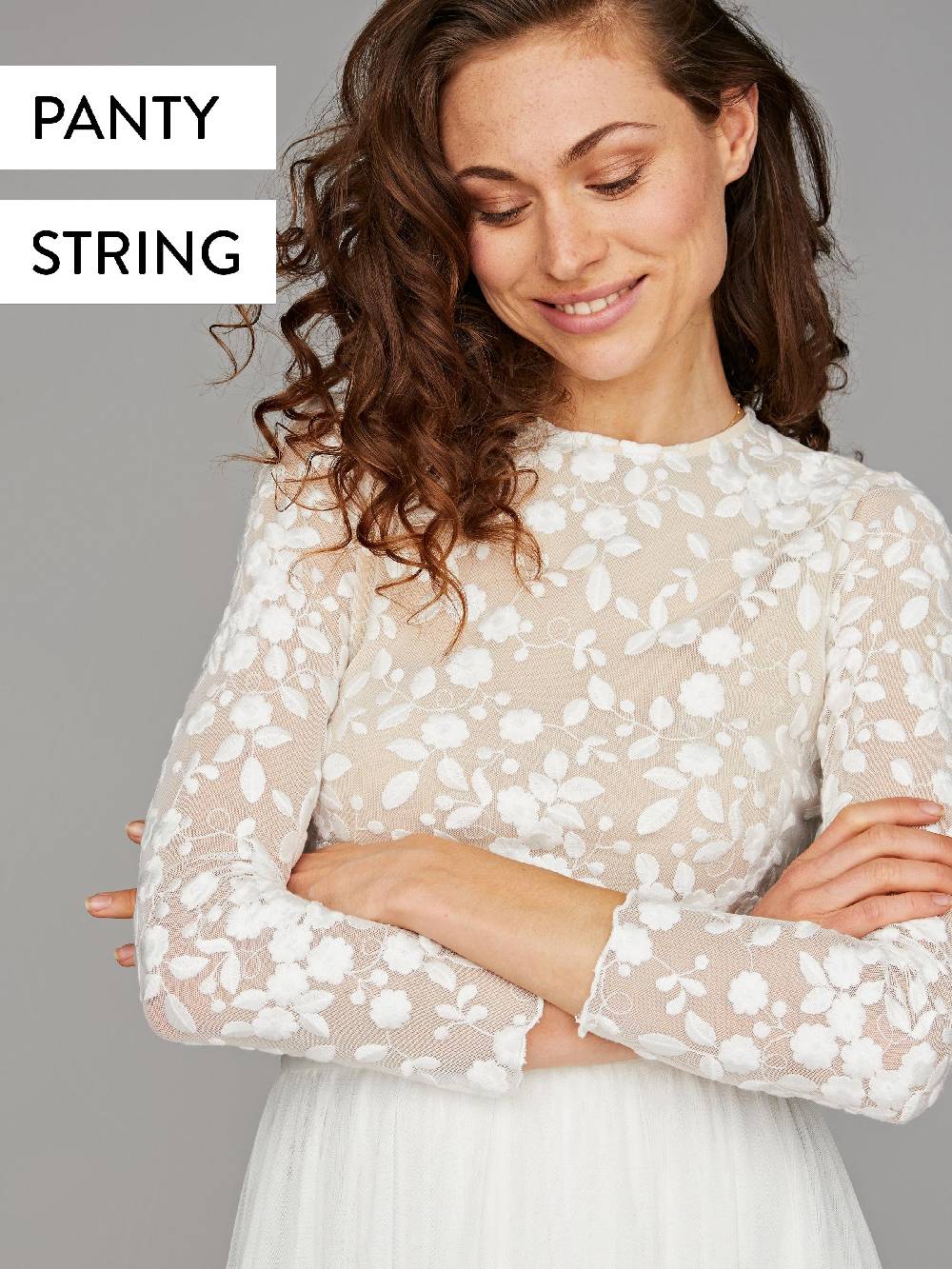 Limberry Braut-Body mit Blumen-Spitze - ELLEN Blitzangebot