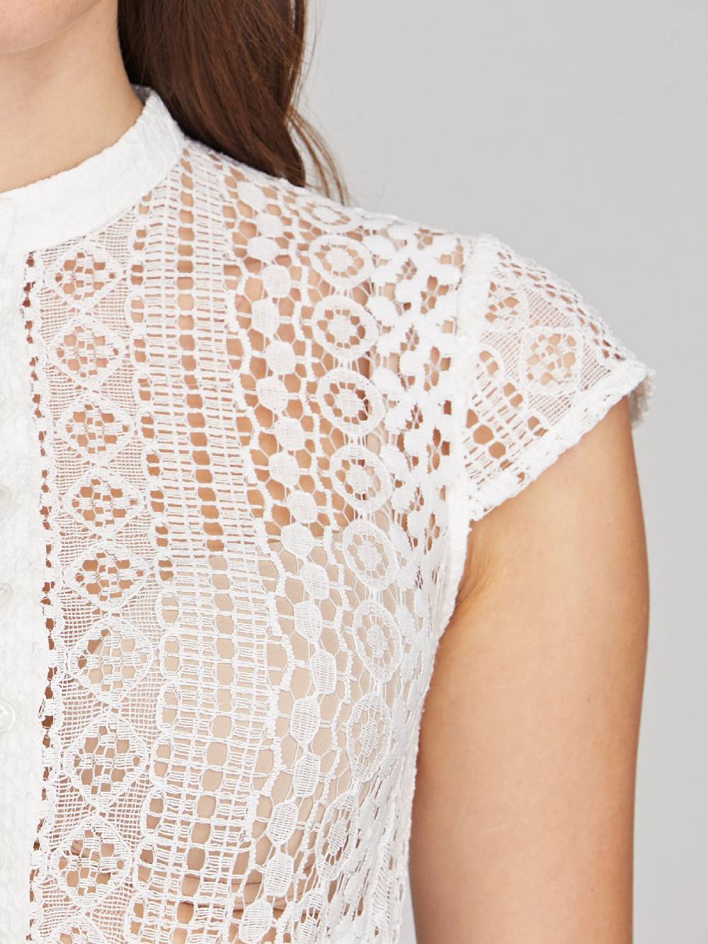Limberry Cremeweiße Dirndlbluse mit Flügelarm - MERLE 50% Rabatt mit kostenlosem Versand