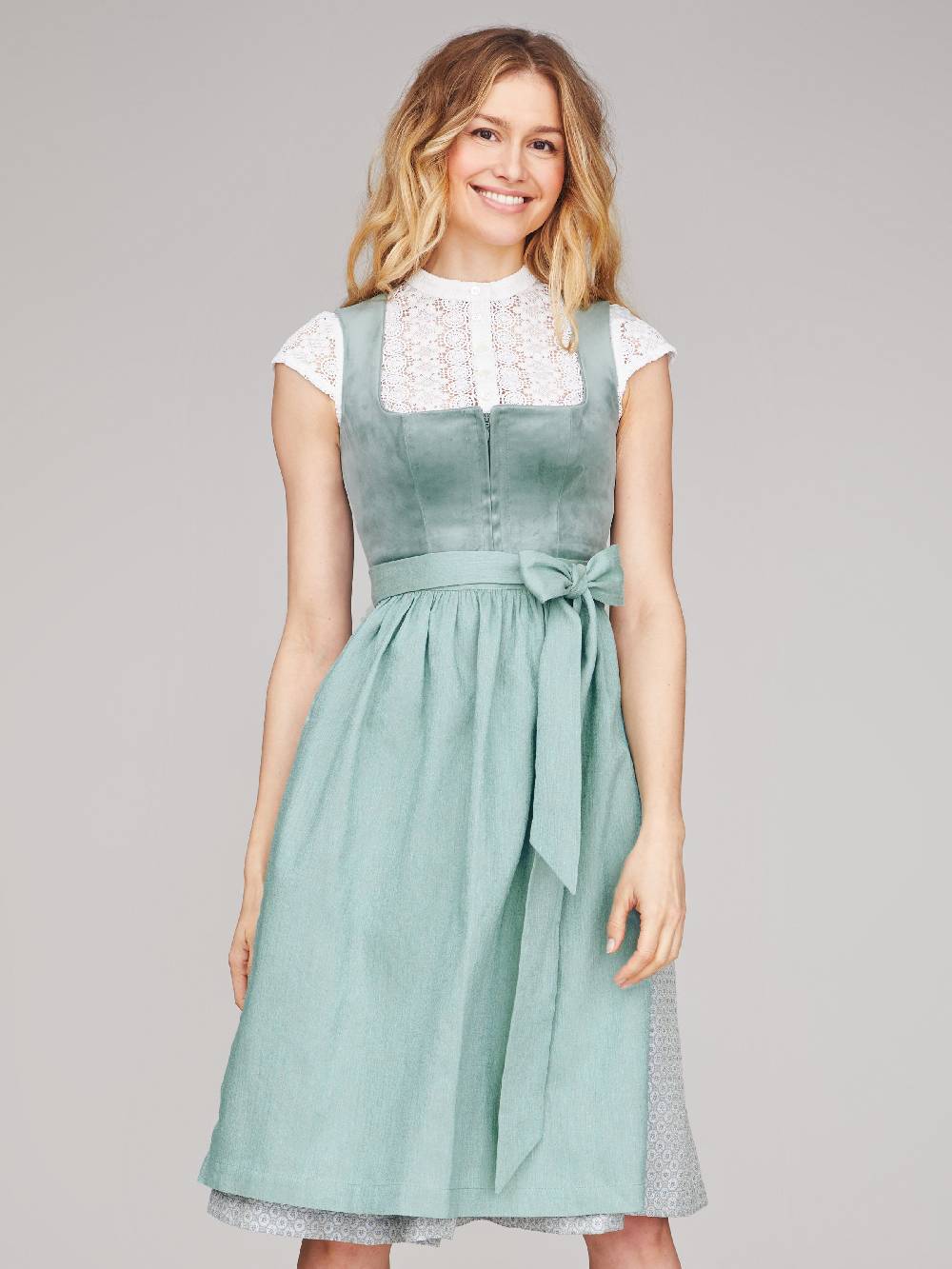 Limberry Salbeigrünes Dirndl - IMANI SEAFOAM Limitierter Zeitrabatt