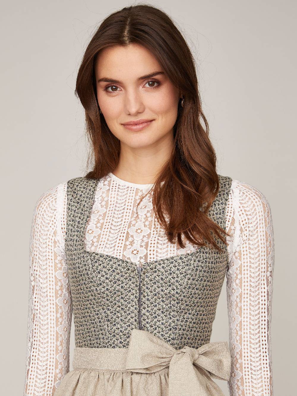 Limberry Weißer Langarm-Spitzenbody - CLEMENTINE WEISS Tägliche Deals