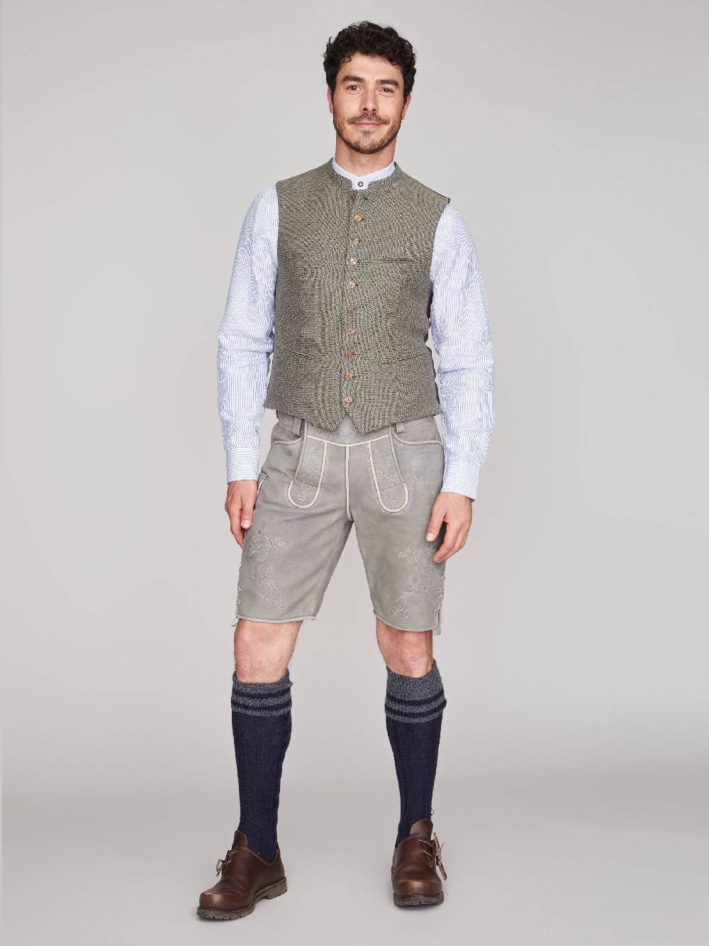 Limberry Olivgrüne Trachtenweste - KONSTANTIN OLIV Online Shopping