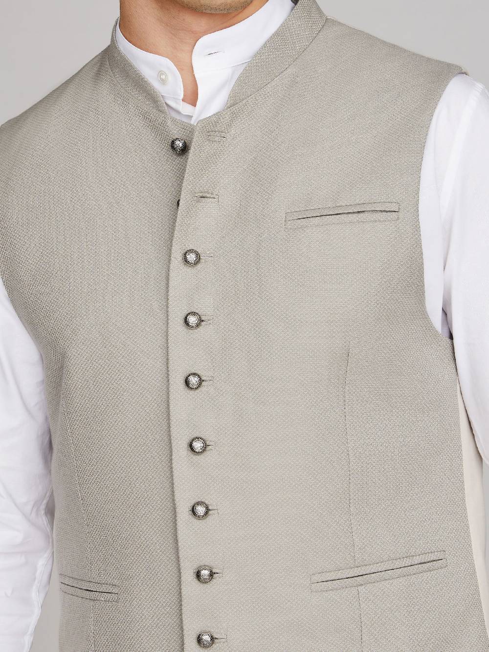 Limberry Grau-Beige Trachtenweste - JULES DARK OYSTER Online