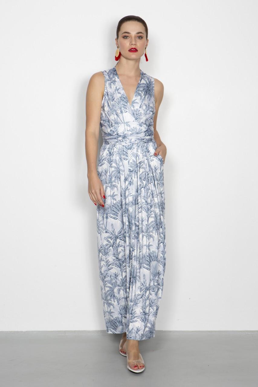 Marivie Champagne, what else jungle dark blue Dress Großer Ausverkauf