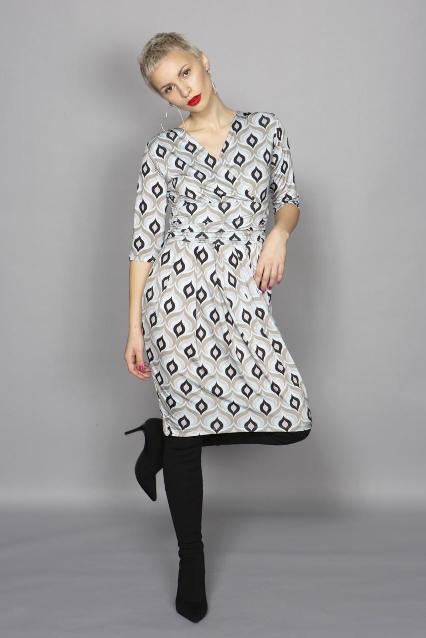 Marivie Boss, I need more money peacock feather rosé Dress Osterangebot