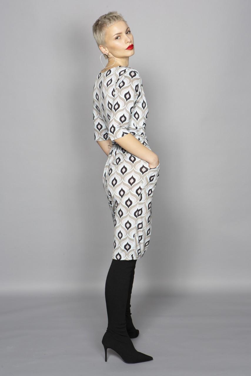 Marivie Boss, I need more money peacock feather rosé Dress Osterangebot