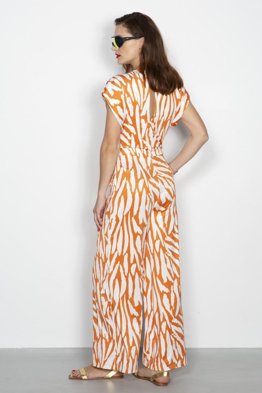 Marivie Jump Relax abstract tiger rost Dress Heißer Verkauf