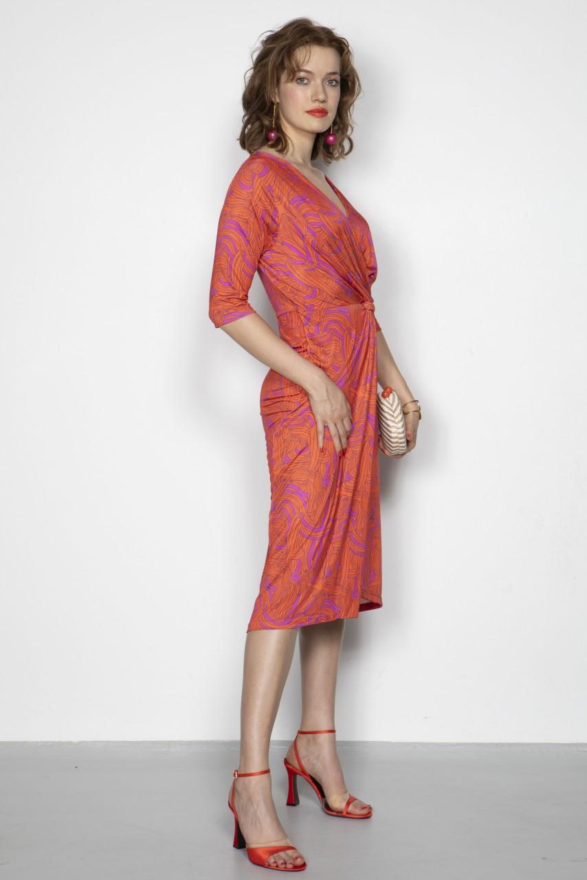 Marivie All eyes on me swearly orange Dress Große Rabatte