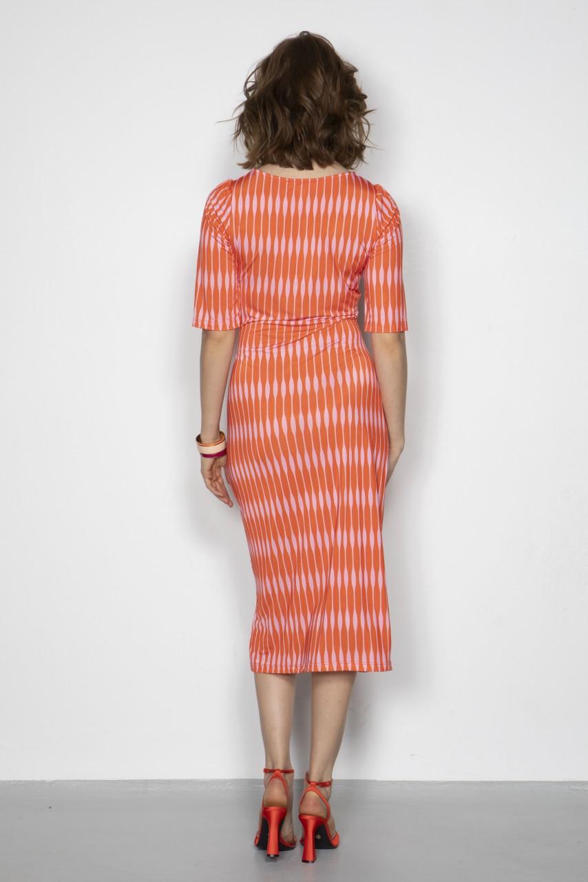 Marivie Sweet backgammon orange Dress Kauf eins, bekomm eins gratis