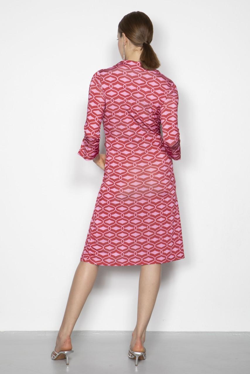 Marivie Oh, Yeah waffle red/rosé Dress Riesige Ersparnisse