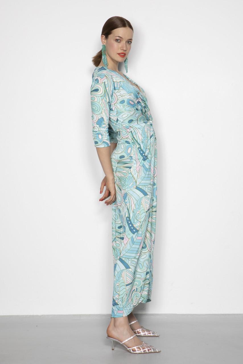 Marivie Red Carpet pucci mint Dress Kostenlose Rückgabe