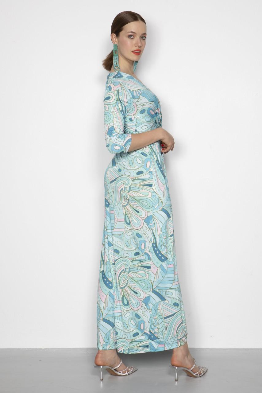 Marivie Red Carpet pucci mint Dress Kostenlose Rückgabe