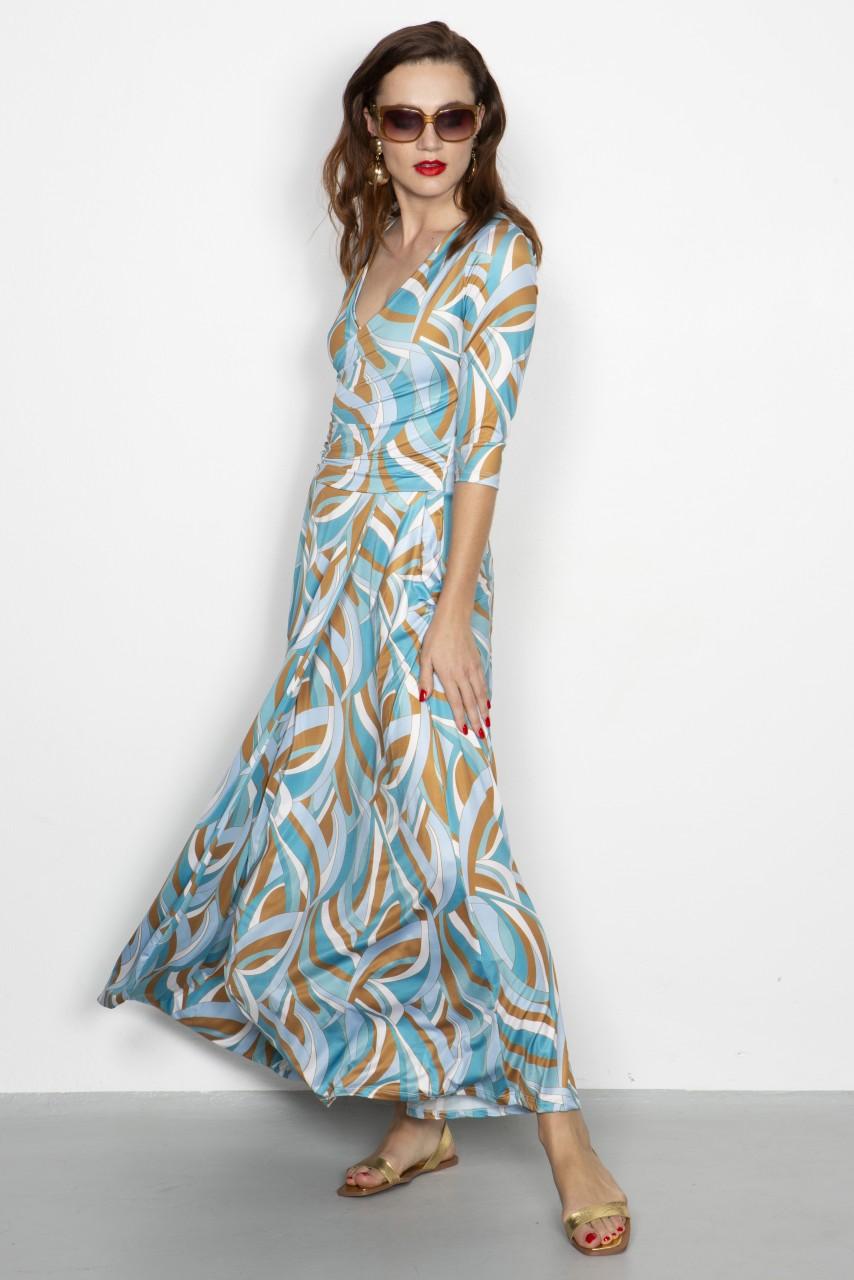 Marivie Magic swearly türkis Dress 50% Rabatt mit kostenlosem Versand
