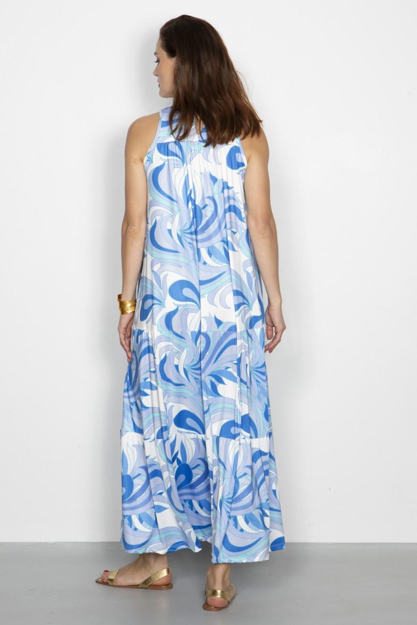 Marivie Darling swearly blue/mint Dress Fabrikladen