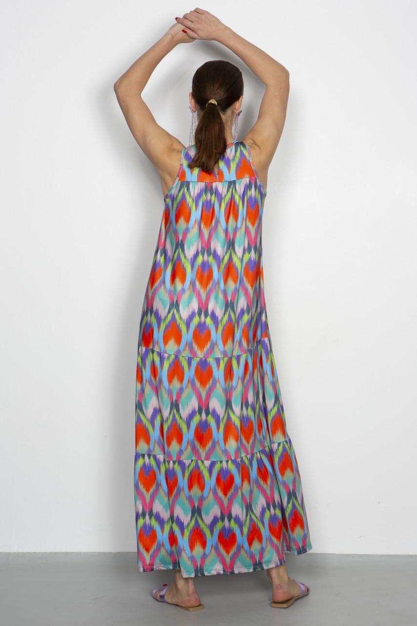 Marivie Darling ikath heart orange Dress Begrenzt auf 3 Tage