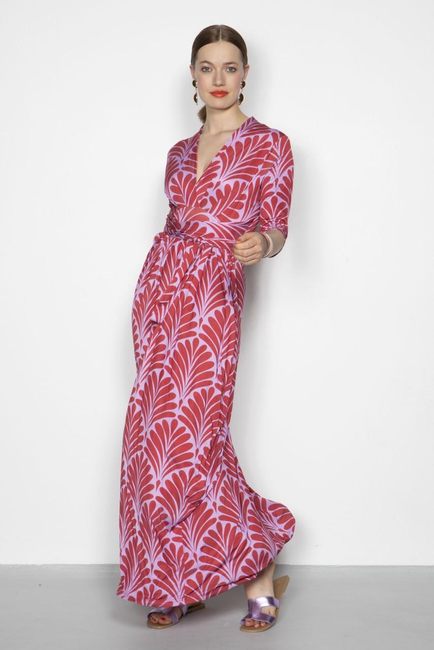 Marivie Oh, Beauty art deco red Dress Im Verkauf