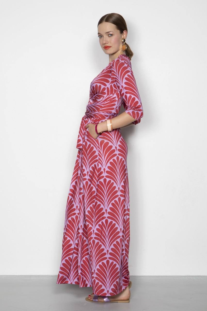 Marivie Oh, Beauty art deco red Dress Im Verkauf