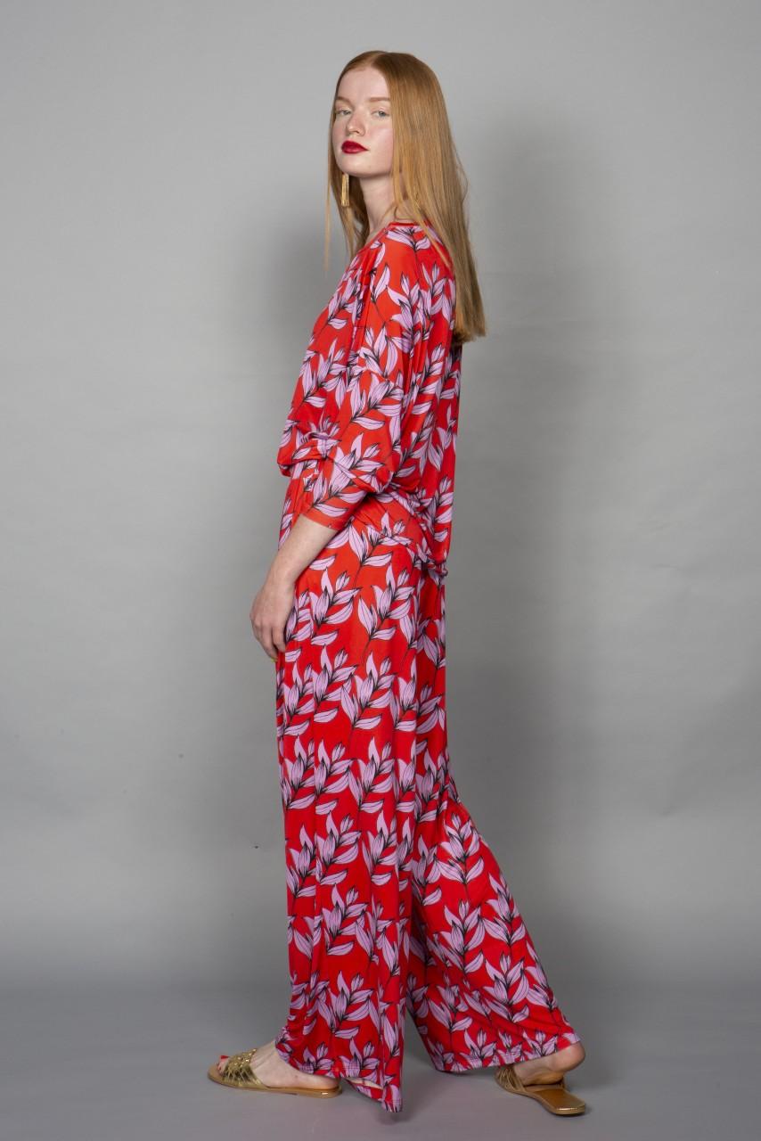 Marivie Easy going nature red Hose Schlussverkauf