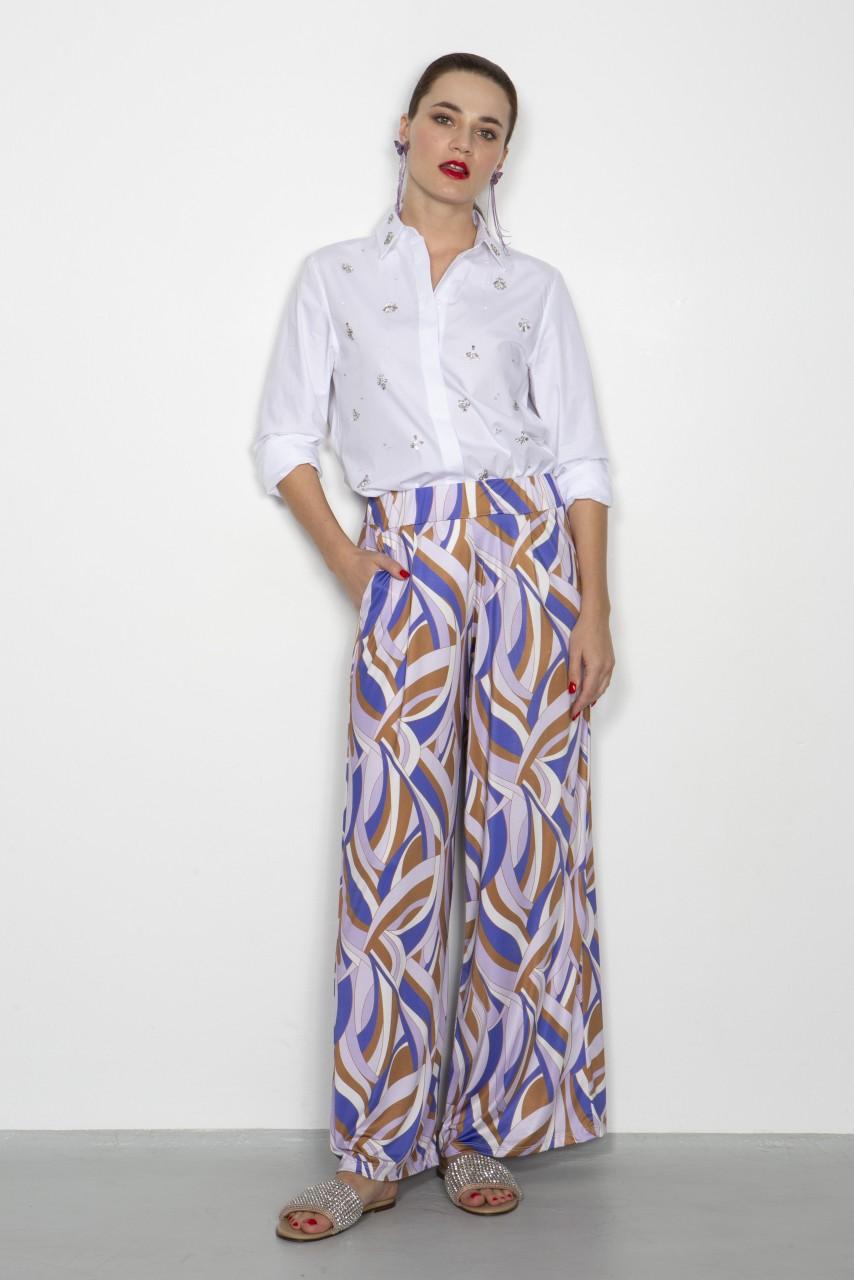 Marivie Easy going swearly lilac Hose Fabrikverkauf