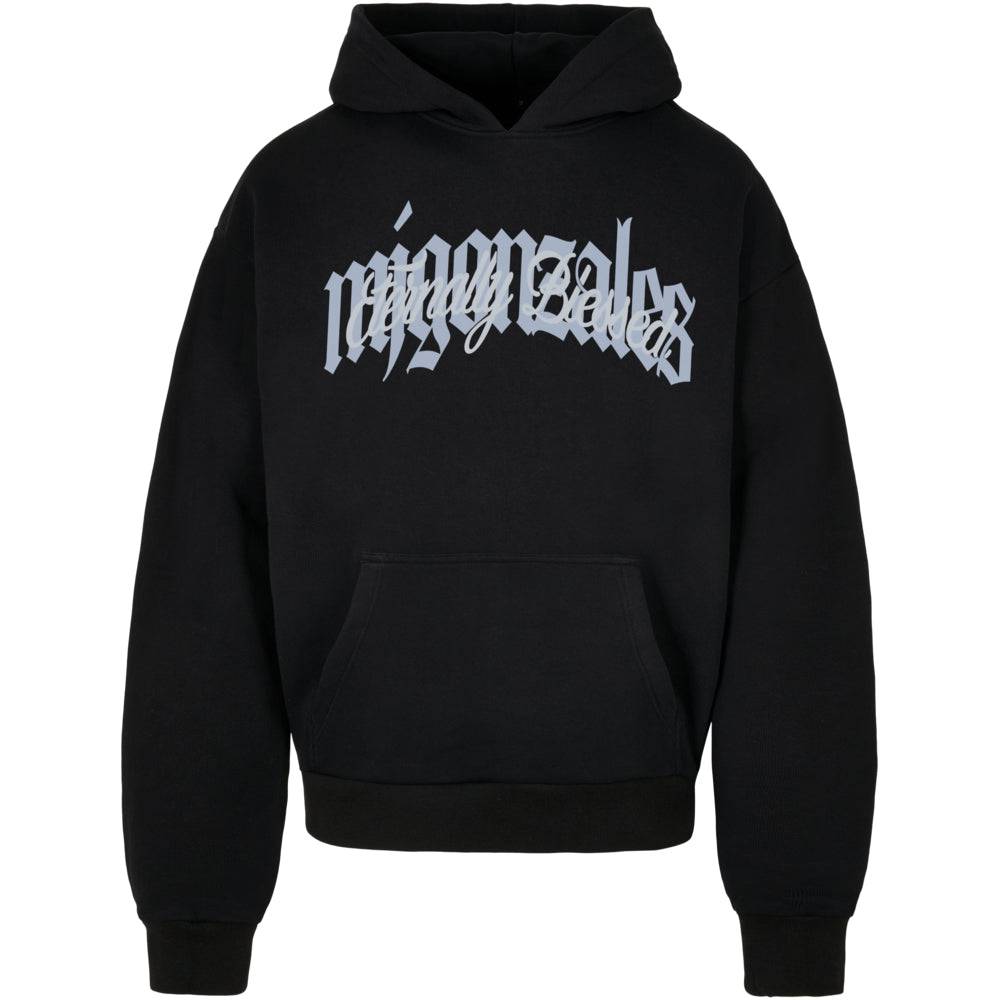 MJ Gonzales Heavy Oversized Hoody – Eternally Blessed Logo Großer Ausverkauf