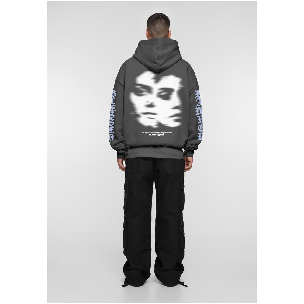 MJ Gonzales Heavy Oversized Hoody – Damned or Blessed Begrenztes Angebot