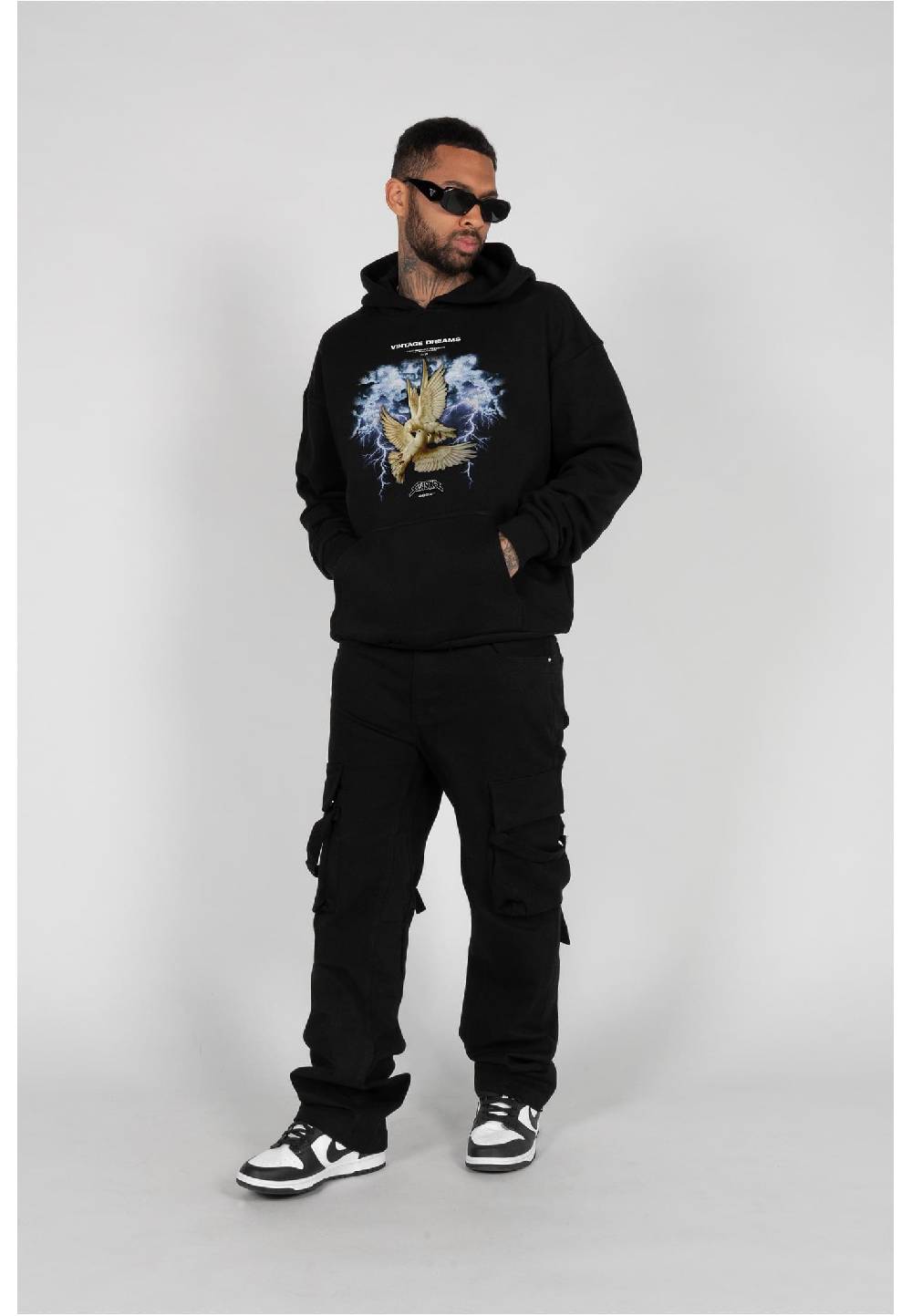 MJ Gonzales VINTAGE DREAMS V.1 Heavy Hoody Oversized Essentials V.4 Sonderangebote