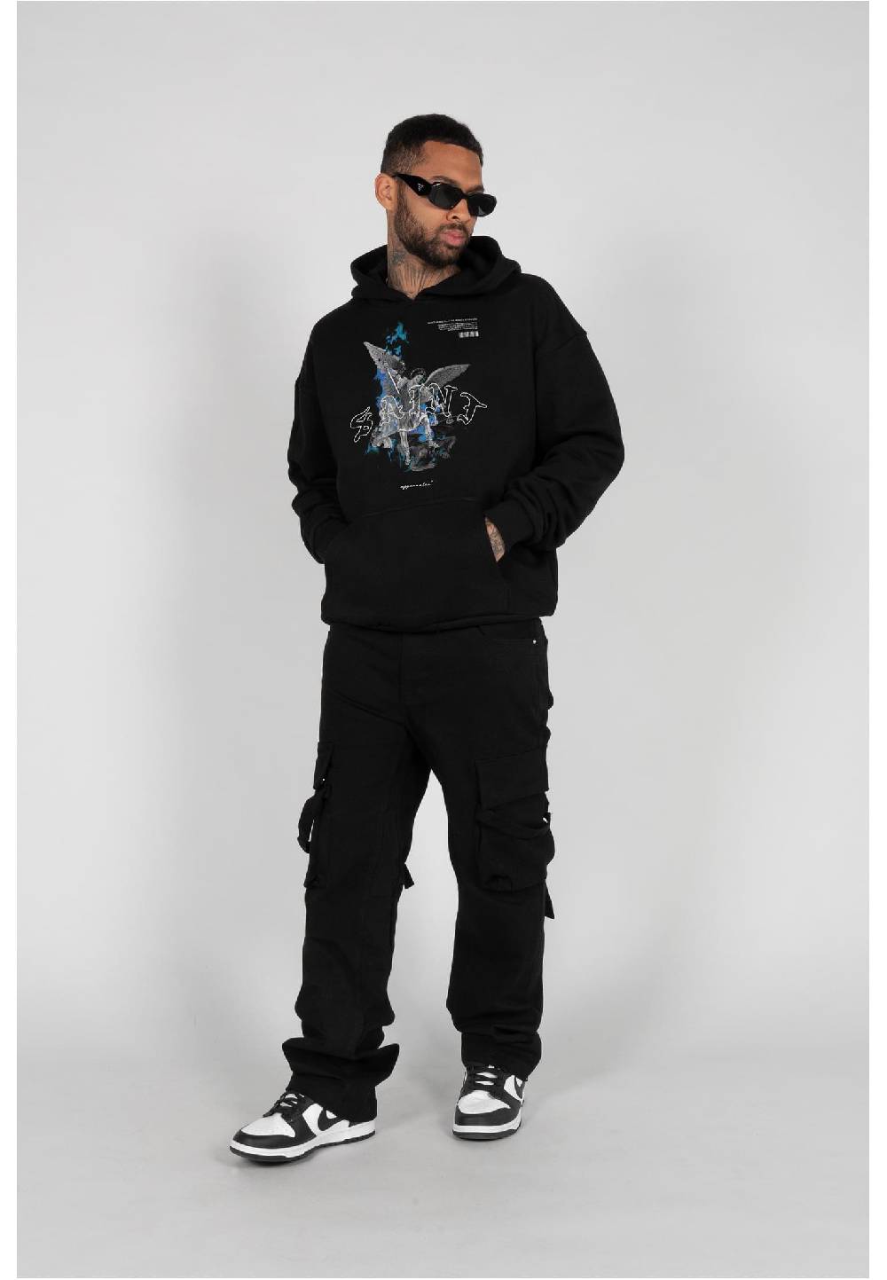 MJ Gonzales SAINT V.1 Heavy Hoody Oversized Essentials V.4 Kostenlose Rückgabe