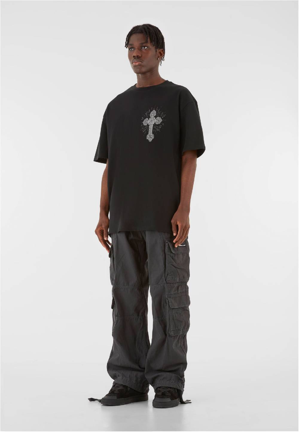 MJ Gonzales Heavy Oversized Tee Grace of God Nur noch ein Tag übrig