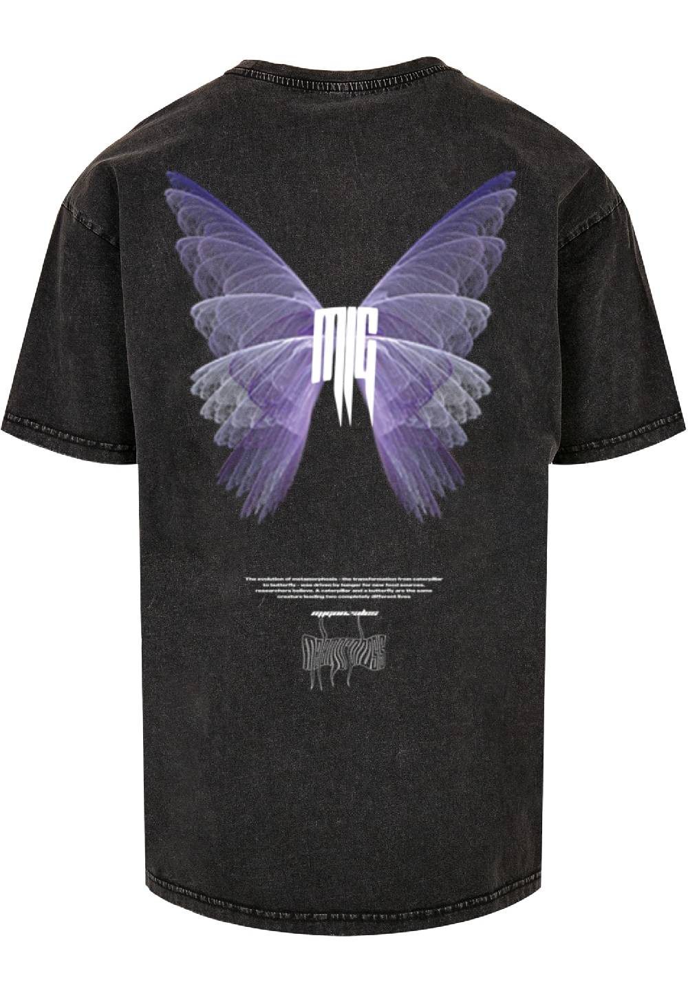 MJ Gonzales METAMORPHOSE V.2 Acid Washed Heavy Oversized Tee im Angebot