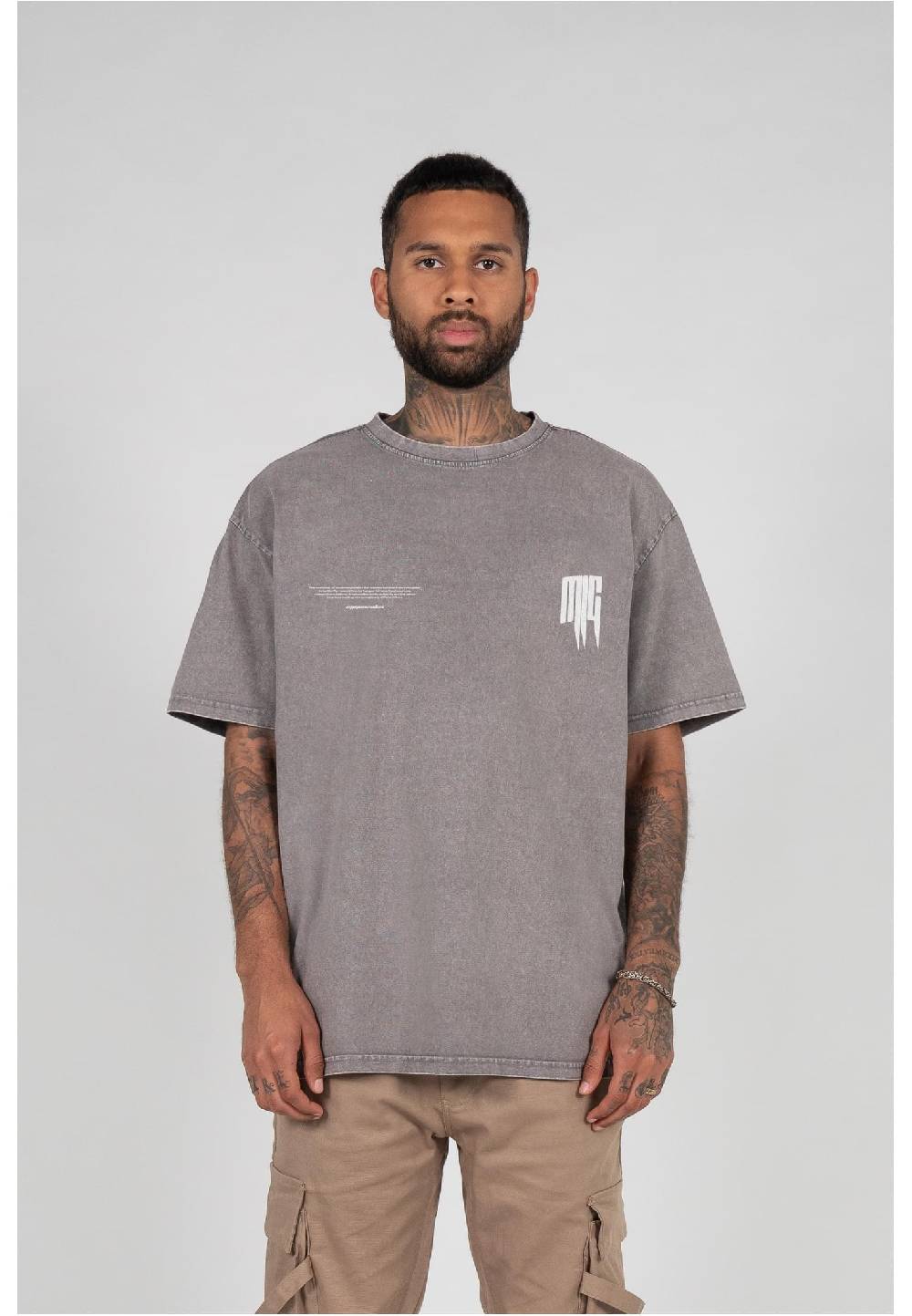 MJ Gonzales METAMORPHOSE V.2 Acid Washed Heavy Oversized Tee im Angebot
