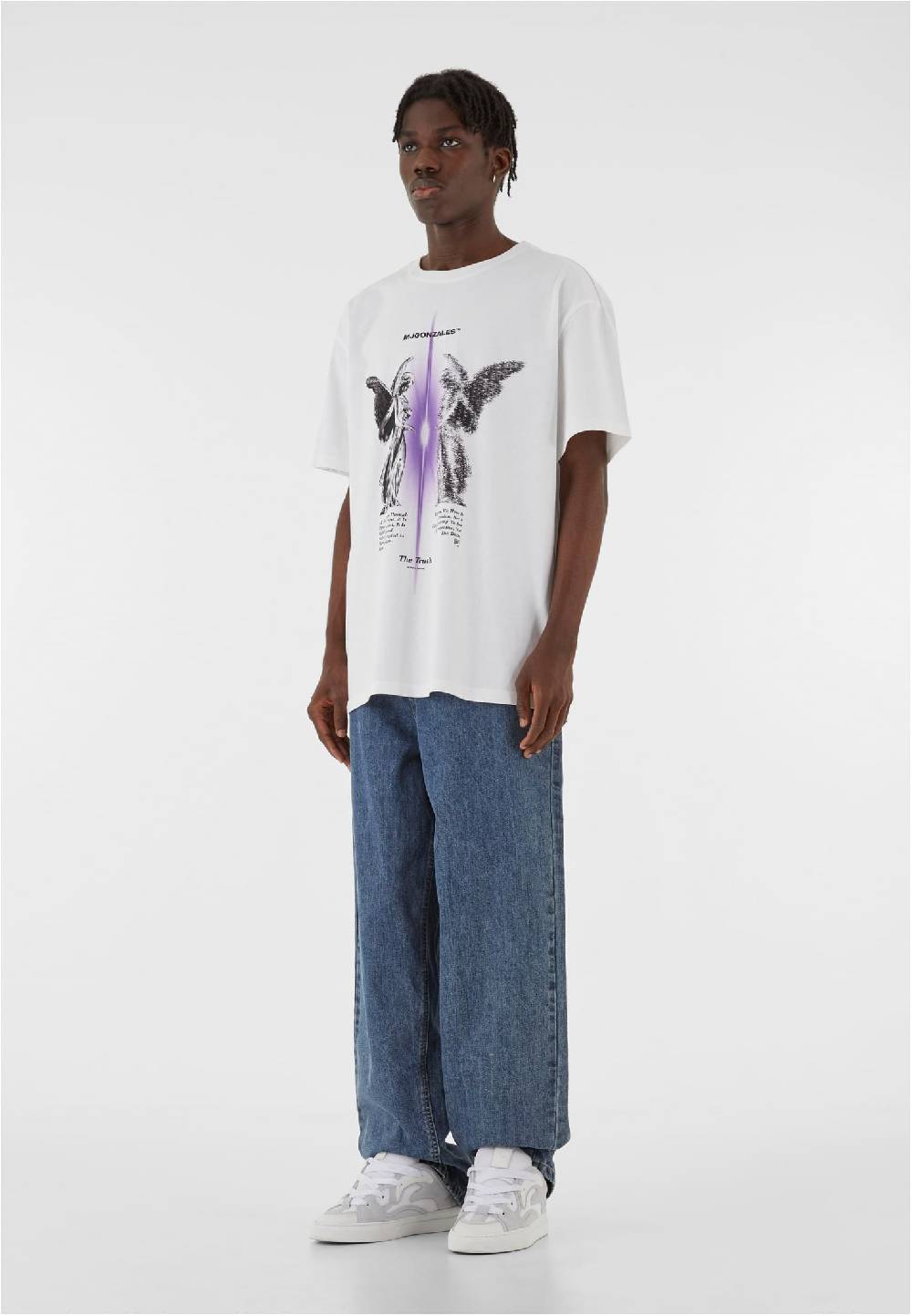 MJ Gonzales THE TRUTH V.1 Heavy Oversized Tee 2.0 Großer Ausverkauf