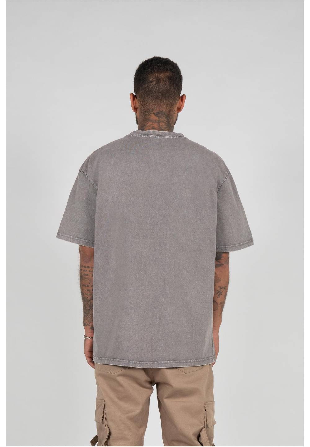 MJ Gonzales MJ GONZALES TM Acid Washed Heavy Oversize Tee Begrenztes Angebot
