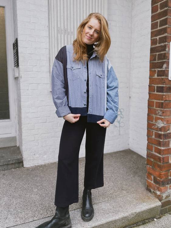 ﻿Nonoi Studio Blouson // Dunkelblau // Onesize Versandkostenfrei