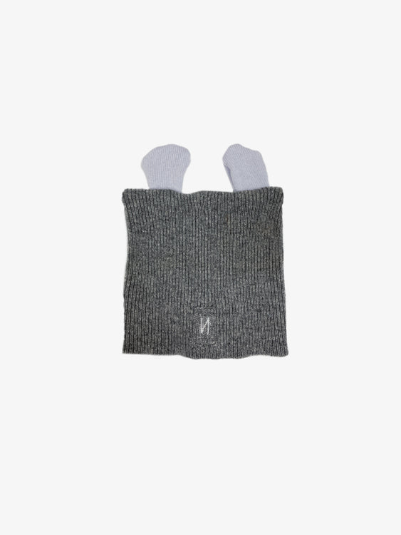 Nonoi Studio KINDERMÜTZE MIT ÖHRCHEN AUS KASCHMIR // BLUE Blitzangebot