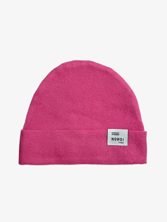 Nonoi Studio PINKE MÜTZE "AKUR" AUS KASCHMIR // UNISEX Letzte 2 Tage