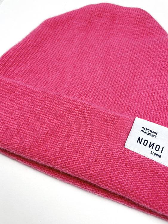 Nonoi Studio PINKE MÜTZE "AKUR" AUS KASCHMIR // UNISEX Letzte 2 Tage