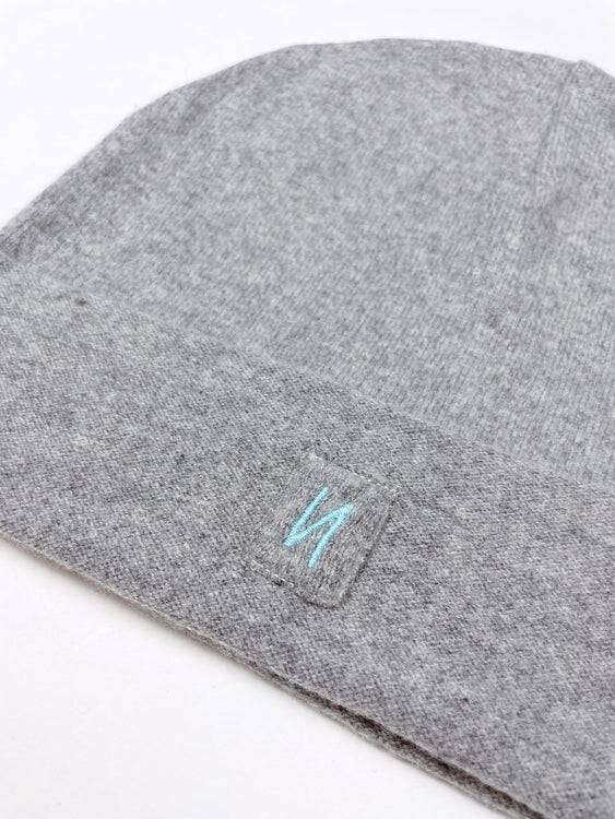 Nonoi Studio GRAUE MÜTZE "AUCKLAND" AUS KASCHMIR // UNISEX Zeitbegrenzte Promotion