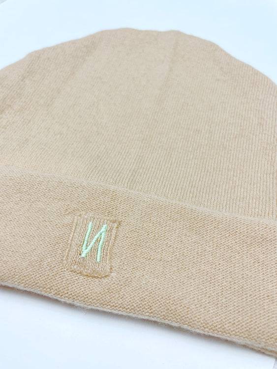 Nonoi Studio BEIGE MÜTZE "MONACO" AUS WOLLE // UNISEX Bis zu 65% Rabatt