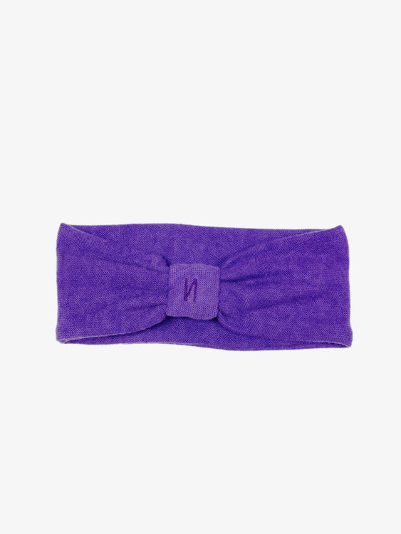 Nonoi Studio STIRNBAND "LILLY" LILA // KASCHMIR Fabrikverkauf